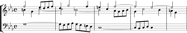 Motivo di Cadenza - Notenbeispiel 2
