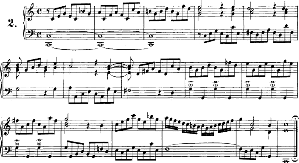 Präludium in C-Dur von J. S. Bach