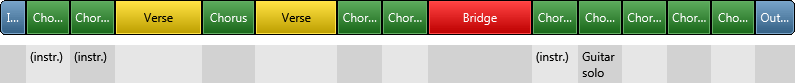 Beispiel 2 - instrumental/vokal geteilter Chorus