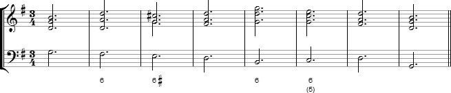 Die Oktavregel - Regola-Bassharmonisierung