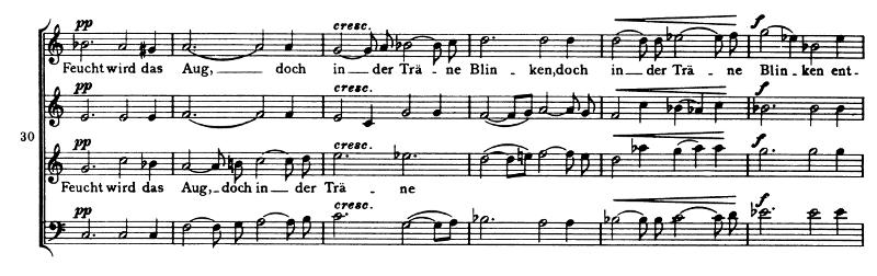 J. Brahms, Op. 104, Nr. 5, »Im Herbst